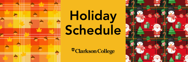 Holiday Schedule image
