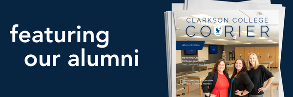 Clarkson College Courier magazine cover