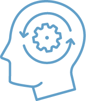 communication and thinking icon